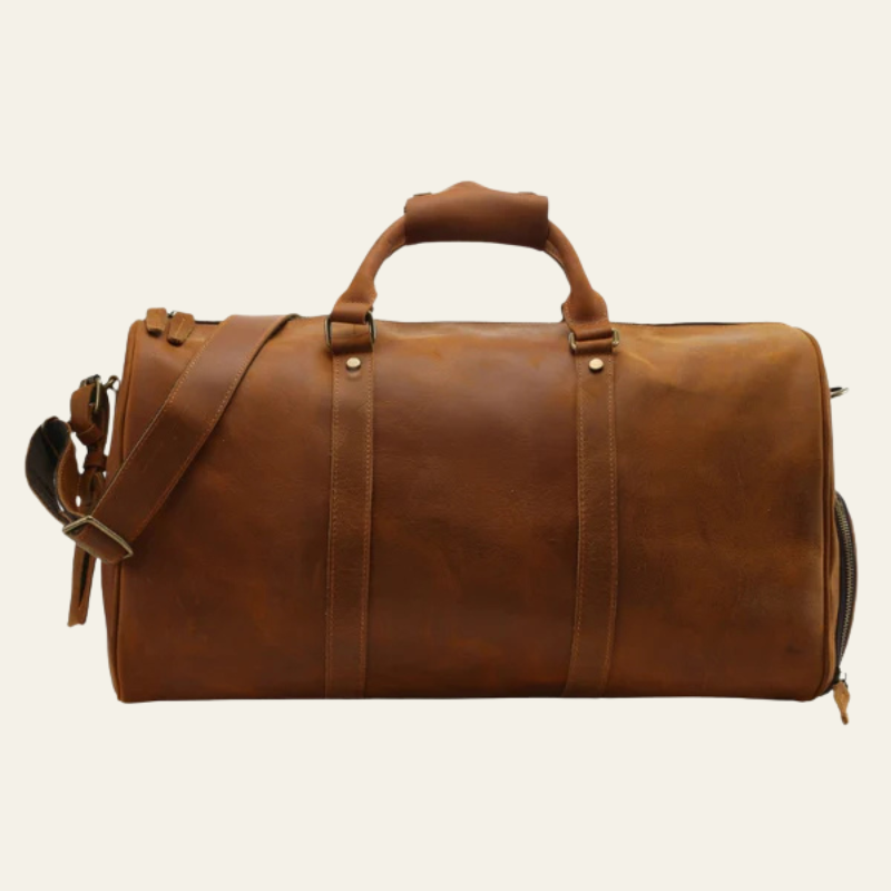 The Lucerne Leather Weekender Bag