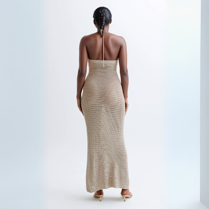 The Capri Crochet Maxi Dress