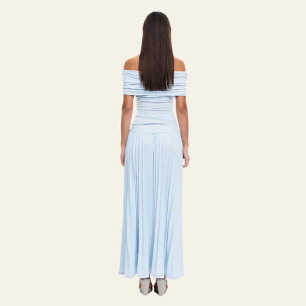 The Amalfi Rayon Off-Shoulder Maxi Dress