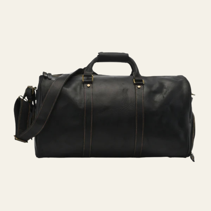 The Lucerne Leather Weekender Bag