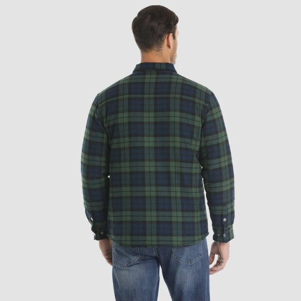 The Aspen Quilted Flannel Overshirt
