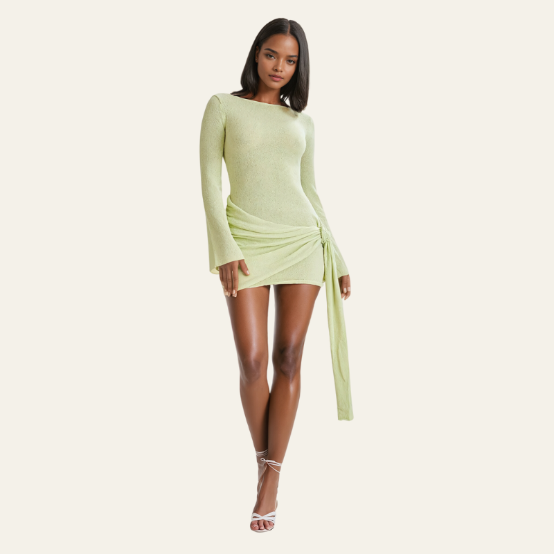 The Nice Drape Mini Dress
