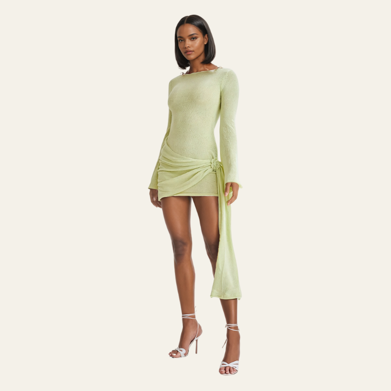 The Nice Drape Mini Dress