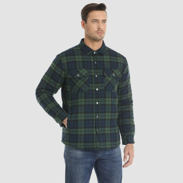 The Aspen Quilted Flannel Overshirt