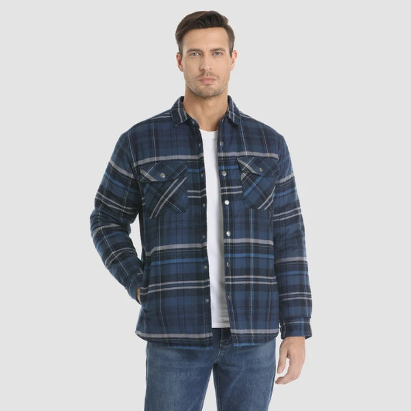 The Aspen Quilted Flannel Overshirt