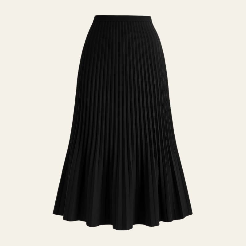 The Lucerne Pleated Maxi Skirt