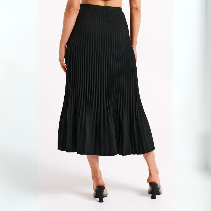 The Lucerne Pleated Maxi Skirt