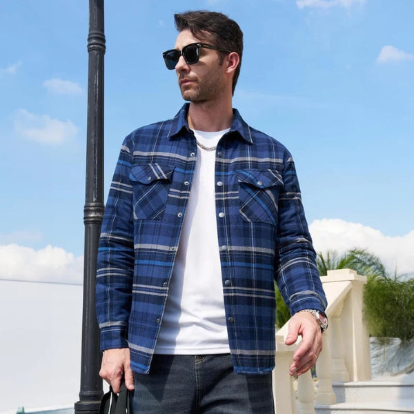 The Aspen Quilted Flannel Overshirt