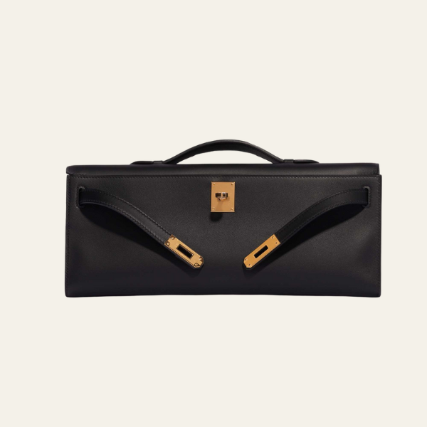The Florence Leather Top-Handle Clutch