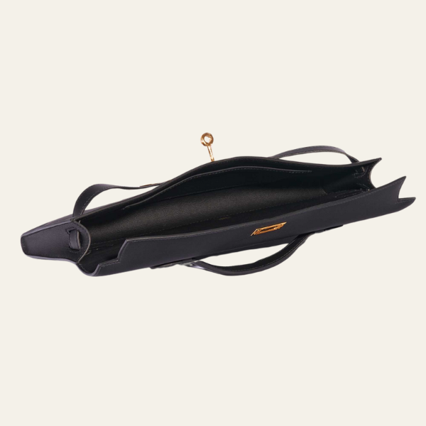 The Florence Leather Top-Handle Clutch