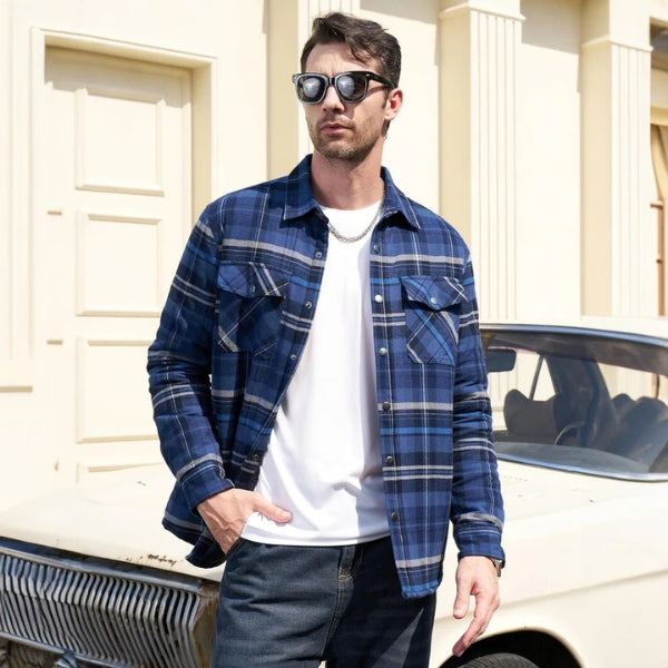 The Aspen Quilted Flannel Overshirt