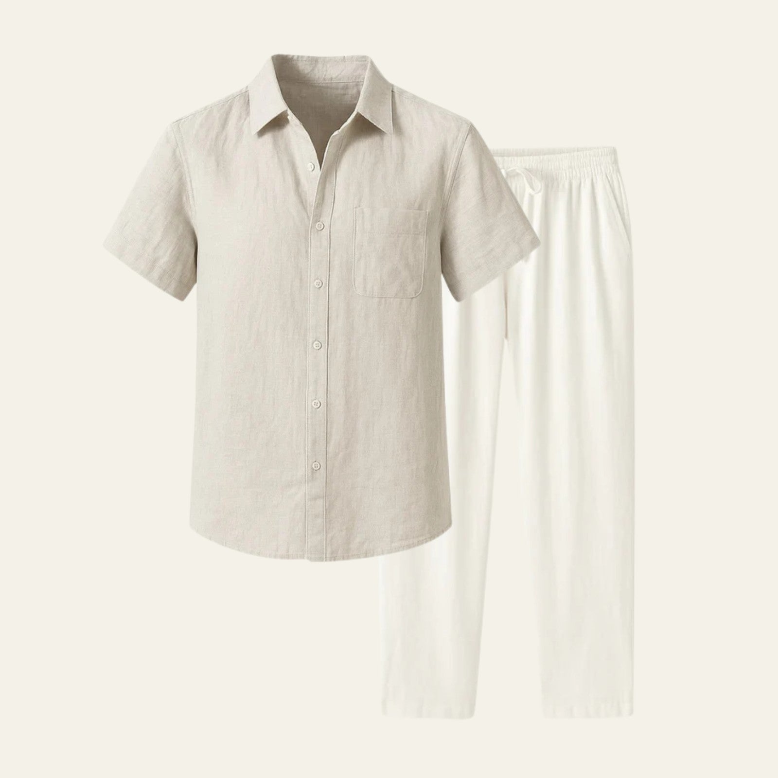 The Provençal Linen Set White