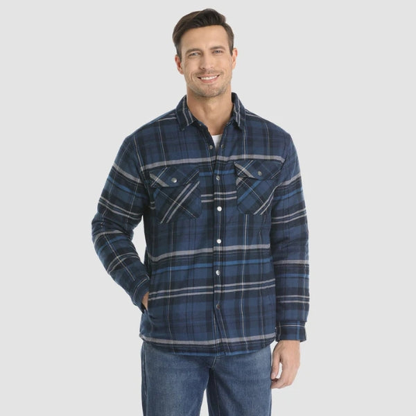 The Aspen Quilted Flannel Overshirt