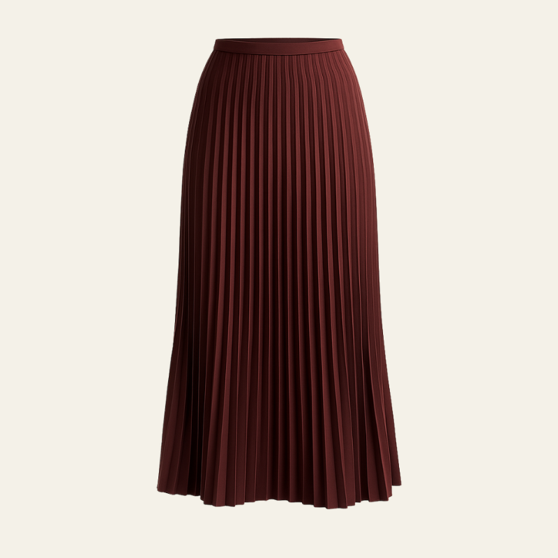 The Lucerne Pleated Maxi Skirt