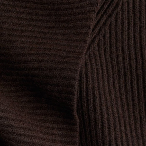 The Kyoto Scarf-Neck Ribbed Sweater