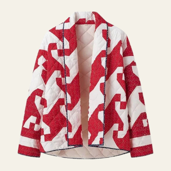 The Kyoto Quilted Graphic Jacket