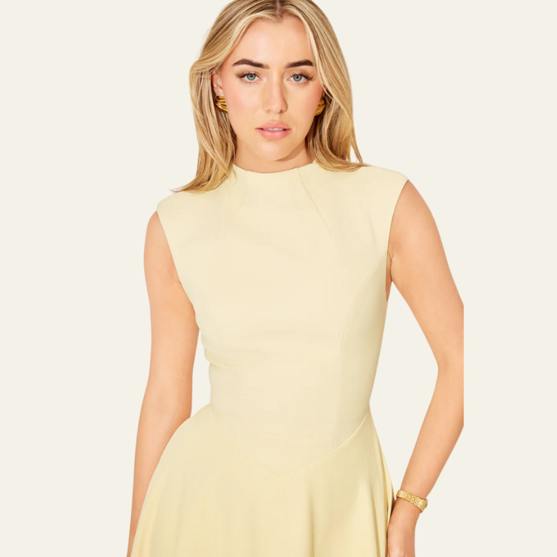The Amalfi Structured Midi Dress