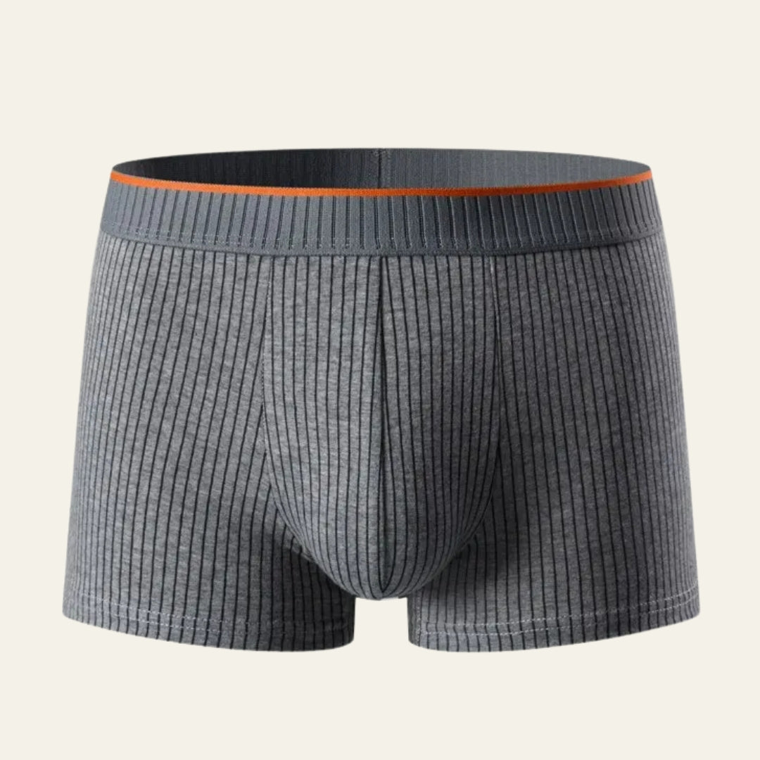 The Mason Pinstripe Ribbed Trunks