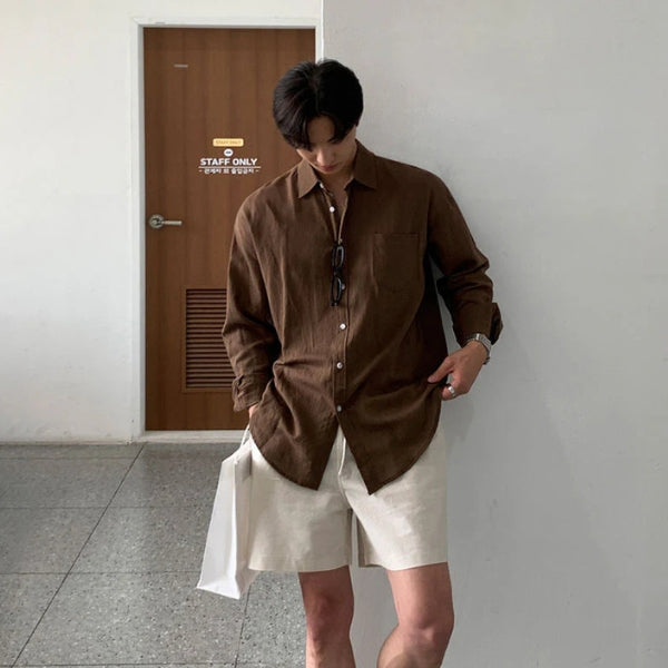 The Amalfi Drawstring Eco-Linen Shorts