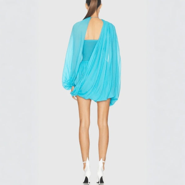 The Lucia Draped Mini Dress