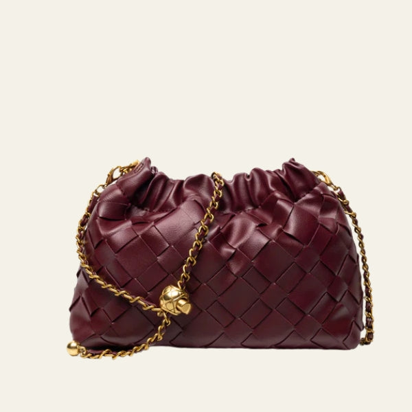 The Portofino Woven Chain Shoulder Bag
