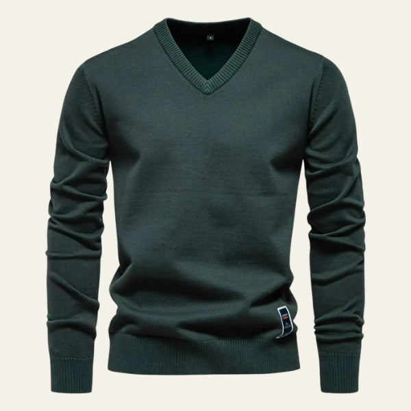 The Marseille Knit V-Neck Sweater