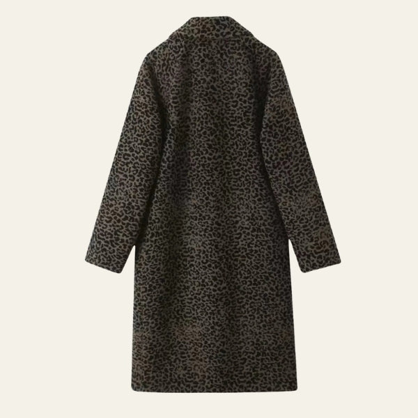 The Casablanca Leopard Wool Coat