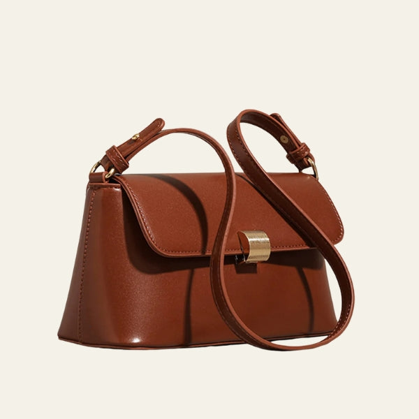 The Florence Bar-Clasp Shoulder Bag