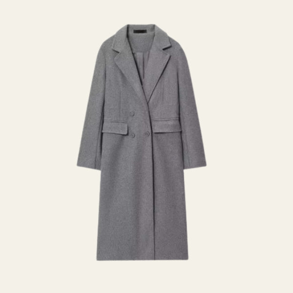 The Vienna Double-Breasted Long Coat