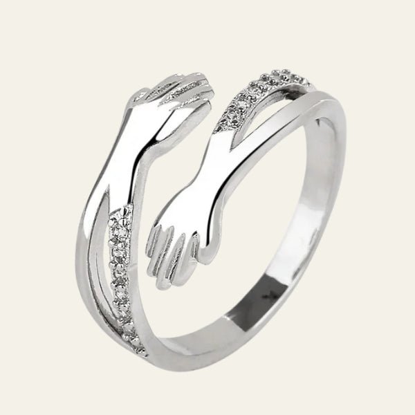 The Verona Stone-Accent Hand Wrap Ring
