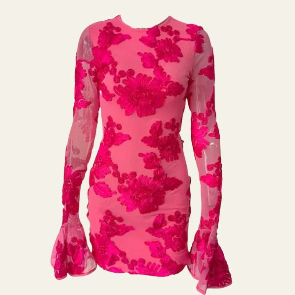The Bella Passion Bloom Lace Mini Dress