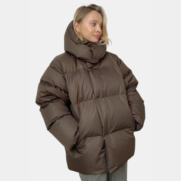 The April Oversized Hooded Puffer Coat