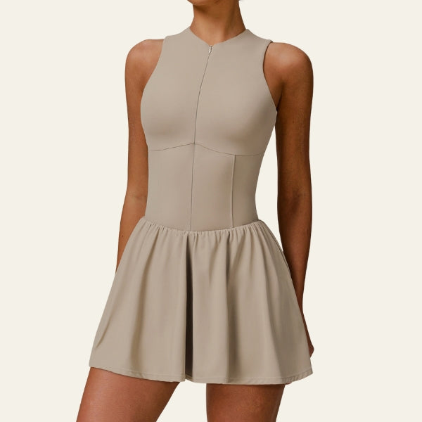 The Kyoto Zip-Front Active Romper