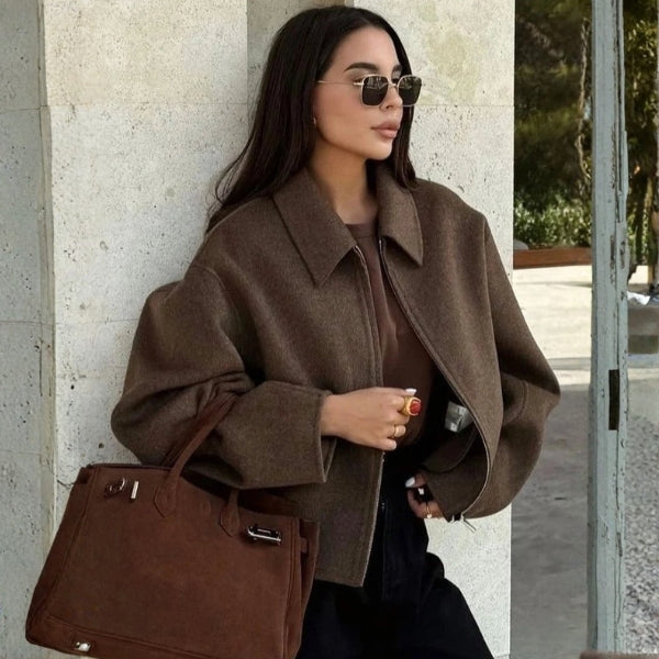 The Basel Cropped Zip Jacket