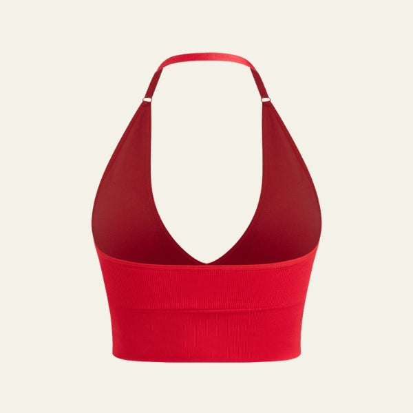 The Santini Ribbed Seamless Active Bra