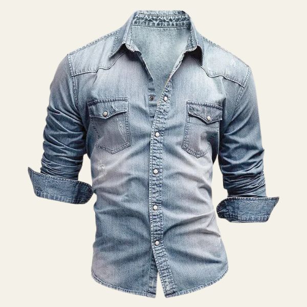 The Miami Snap-Front Denim Shirt