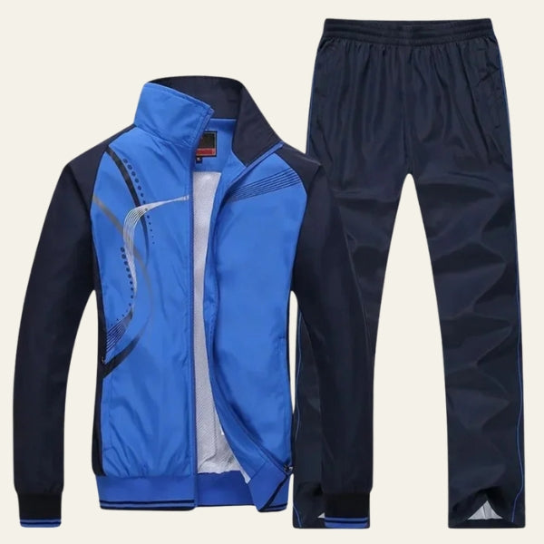 The Aero Track-Stripe Athletic Set