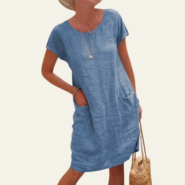 The Capri Pocket Midi Dress