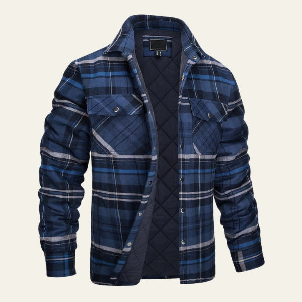 The Aspen Quilted Flannel Overshirt
