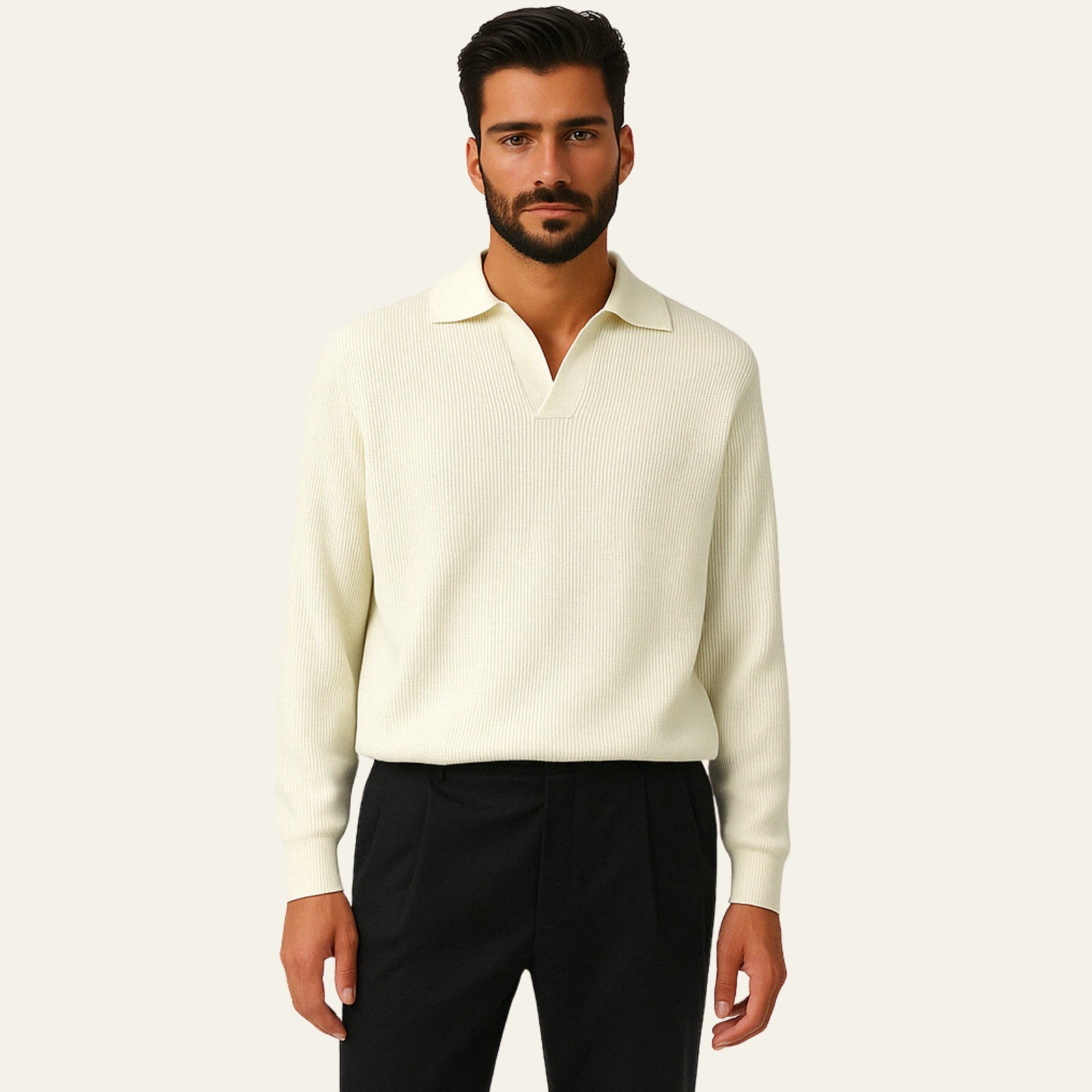 The Lugano V-Neck Knit Sweater