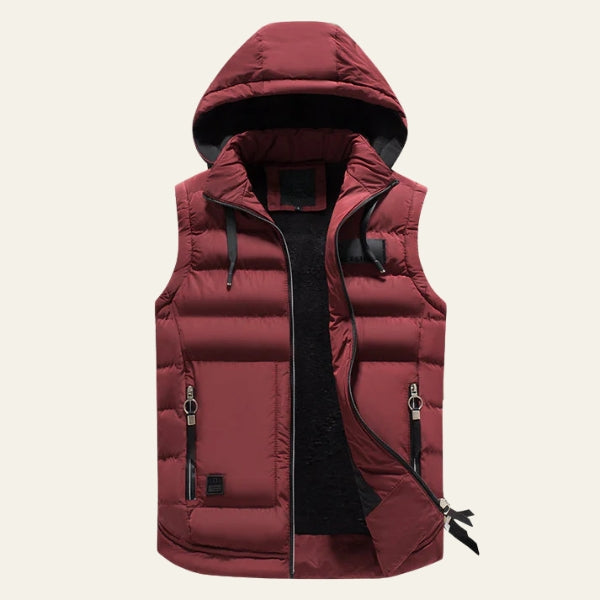 The Aspen Padded Hooded Vest