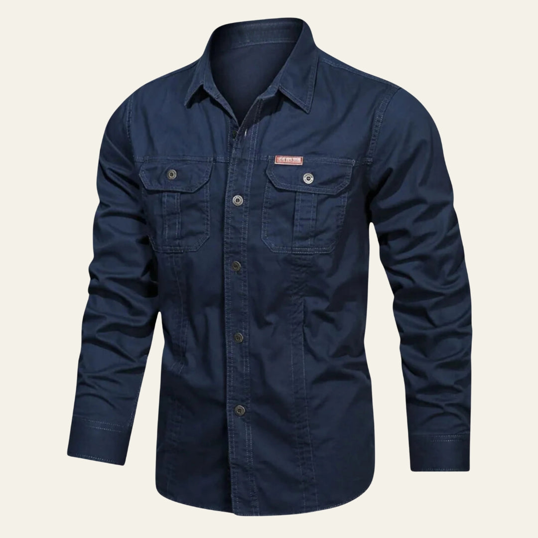 The Atlas Utility Pocket Long-Sleeve Shirt