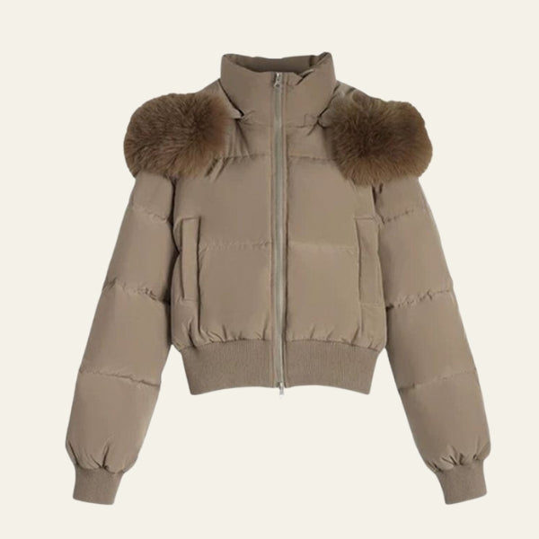 The Alpine Faux-Fur Hooded Puffer Jacket