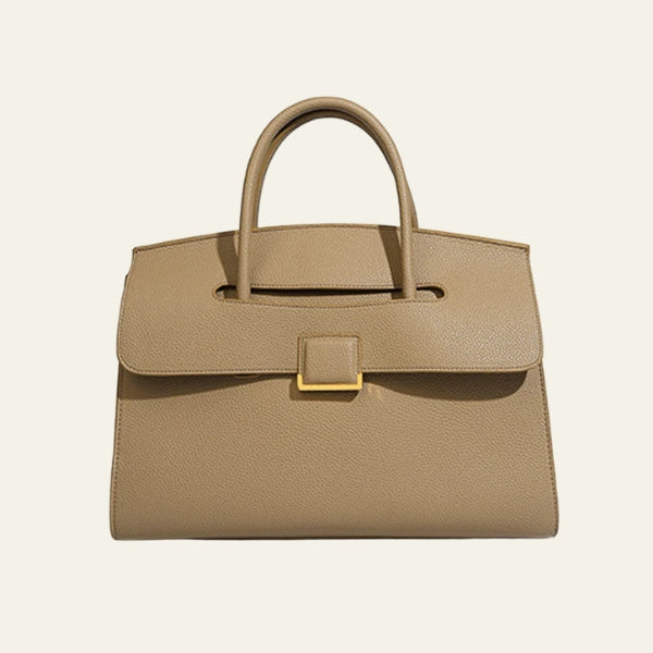 The Siena Pebbled Top-Handle Bag