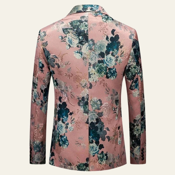 The Verona Floral-Pattern Suit Blazer