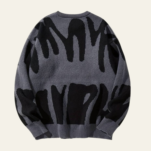The Milano Abstract Knit Sweater