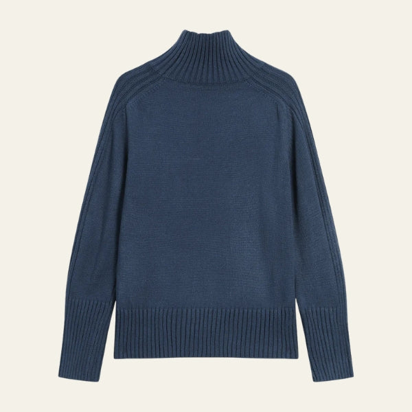 The Aspen Ribbed Turtleneck Sweater