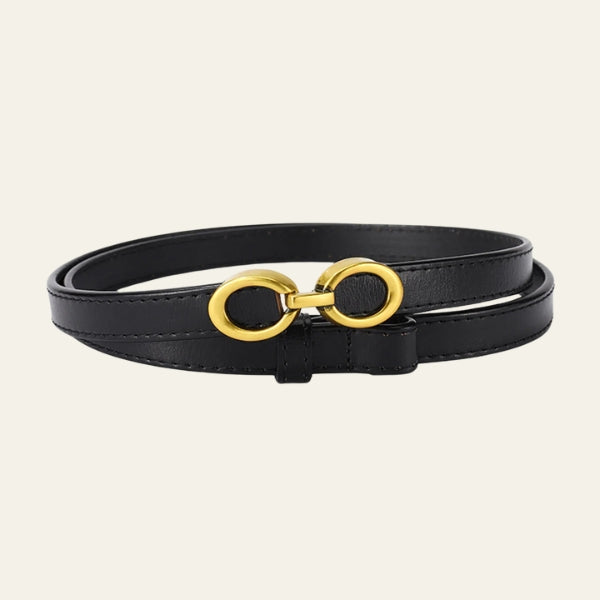 The Portofino Gold-Link Slim Belt