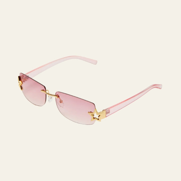 The Stardust Rimless Star-Detail Sunglasses