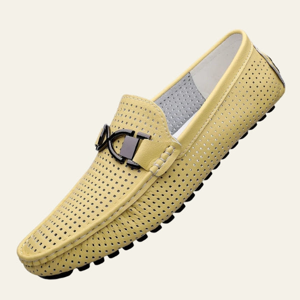 The Riviera Perforated Strap Loafers